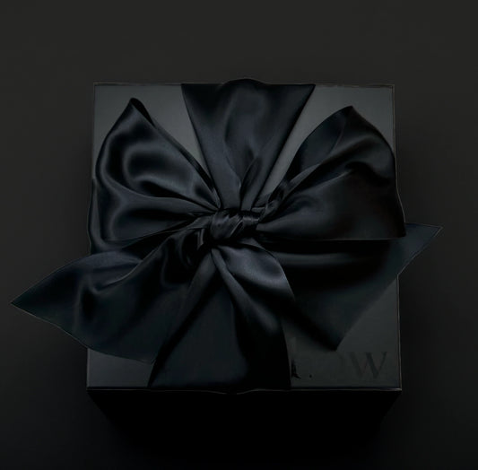 MINI bow Box, Crinkle Paper & Ribbon